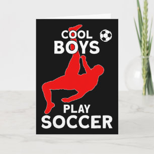 Coole Jungs spielen Fußball  Karte
