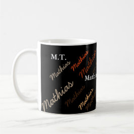 coole Kaffee-Tasse zum Personalisieren mit Namen Tasse