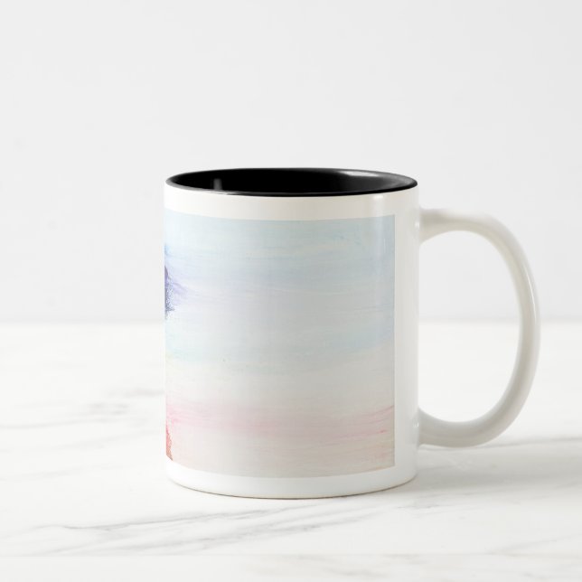 Coole Kaffee-Tasse Zweifarbige Tasse (Rechts)