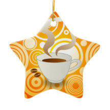 Coole Kaffee-Weihnachtsverzierung