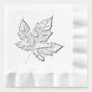 Coole Kanada-Tischwäsche Retro-Ahornblatt-Souvenir Servietten Mit Folie