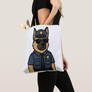 Coole Kanine - Deutscher Schäferhund mit Sonnenbri Tasche
