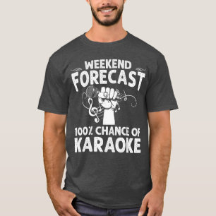 Coole Karaoke-Kunst Männer Frauen Karaoke Bo Mikro T-Shirt