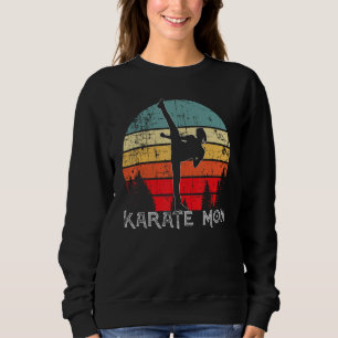 Coole Karate Mama japanische Kampfkunst für Mütter Sweatshirt