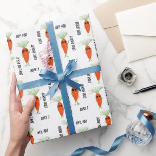 Coole Karottensammlung Geschenkpapier