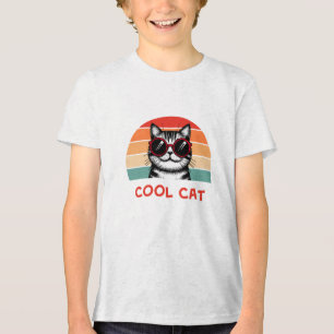 Coole Katze 2 Tri-Blend Shirt
