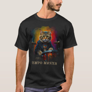 *~* Coole Katze AP91 Schlagzeuger Spieler Percuss T-Shirt