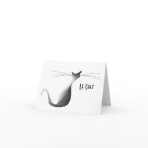 Coole Katze BLANK Note Card