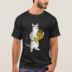 Coole Katze, die Französischhornmusiker Orchester T-Shirt