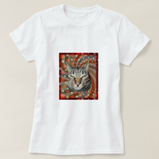 Coole Katze - DU KANNST Deinen Geschenk! T-Shirt (Design vorne)