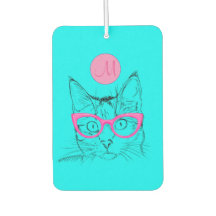 Coole Katze für Katzen Liebhaber Girly Mit Monogra