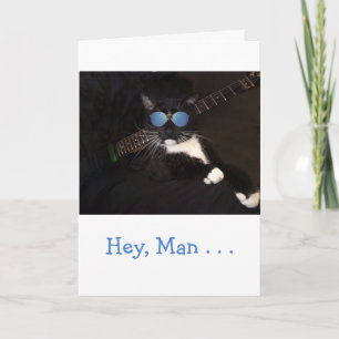 Coole Katze Geburtstag Karte