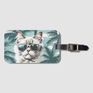 Coole Katze Gepäckanhänger