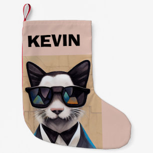 COOLE KATZE INDIVIDUELLER WEIHNACHTSSTRUMPF KLEINER WEIHNACHTSSTRUMPF