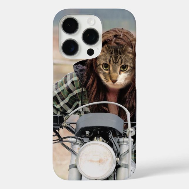 Coole Katze iPhone 16 Pro Hülle (Rückseite)