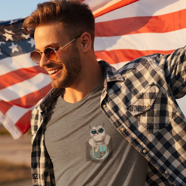 Coole Katze Katzenklumpen mit Sonnenbrille T-Shirt (Von Creator hochgeladen)