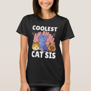 Coole Katze mit Katzen T-Shirt