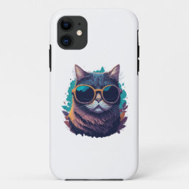 Coole Katze mit Sonnenbrille Case-Mate iPhone Hülle