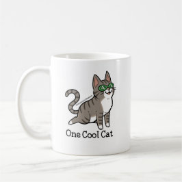 Coole Katze Skooter Tassen-eine Kaffeetasse