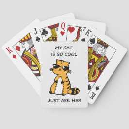 Coole Katze Spielkarten