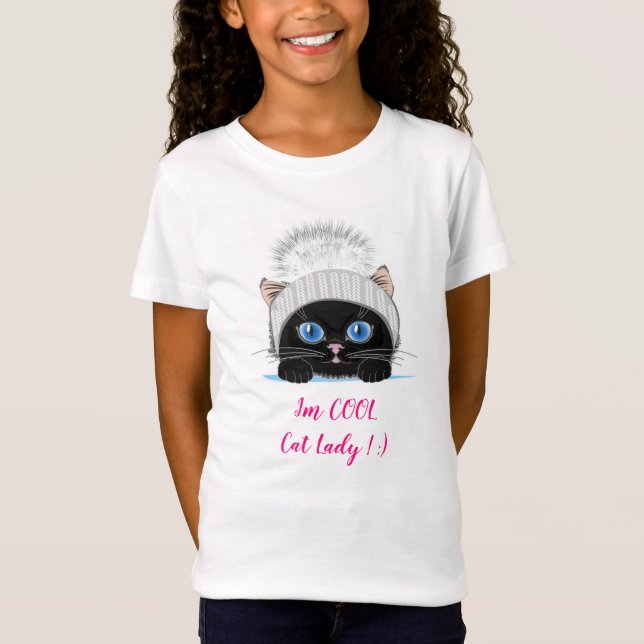 Coole Katze T-Shirt (Vorderseite)