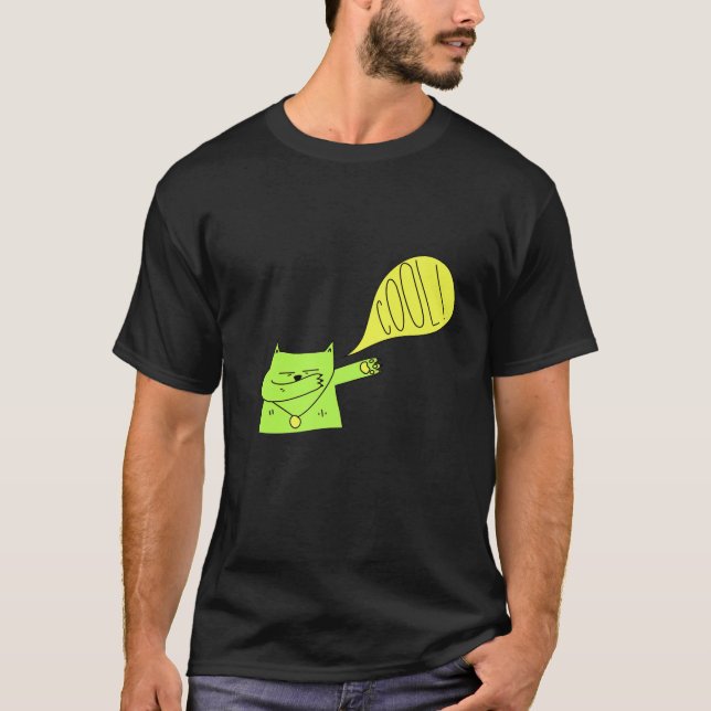 Coole Katze T-Shirt (Vorderseite)