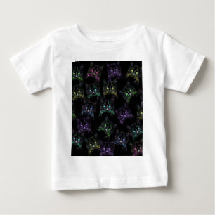 Coole Katzen auf Schwarz! mehrfarbige Katzen Baby T-shirt