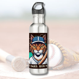 Coole Katzen Geschenke für Baseball-Spieler Liebes Edelstahlflasche