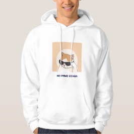 Coole Katzen-Hoodie Keine Pfoten gegeben Hoodie