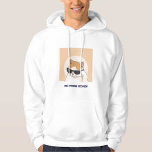Coole Katzen-Hoodie Keine Pfoten gegeben Hoodie