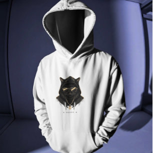 Coole Katzen-Hoodie – Streetwear-Katzen-Grafik-Ho Hoodie