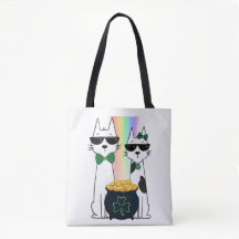 Coole Katzen mit Goldtopf 