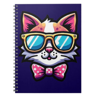 Coole Katzen-Notizbuch – Lustige und stilvolle Sch Notizblock