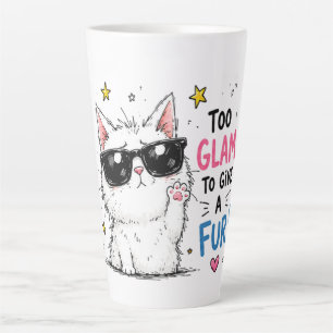 Coole Katzen-Sonnenbrillen-Design Milchtasse