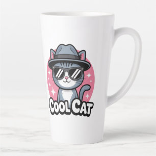Coole Katzen-Vibes Milchtasse