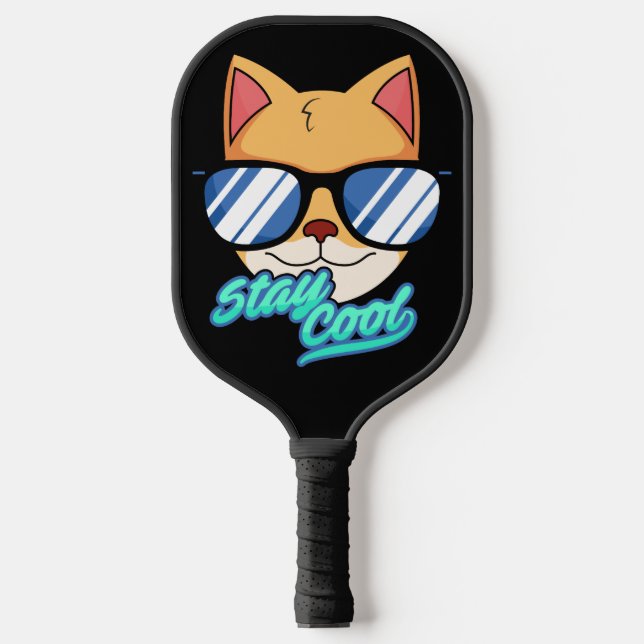 COOLE KATZFUNNIERPADDLE PICKLEBALL SCHLÄGER (Vorderseite)