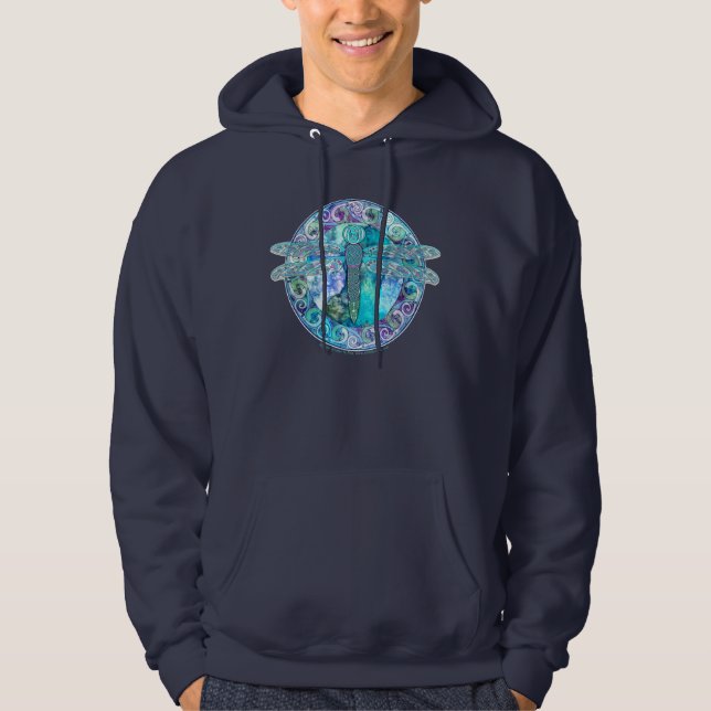 Coole keltische Libelle Hoodie (Vorderseite)