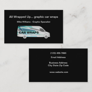 Coole Kfz-Wrap Visitenkarte