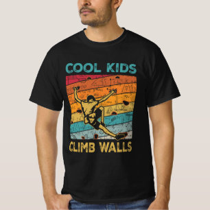 Coole Kids Climb Walls Extreme Sport Rock Klettern T-Shirt