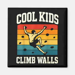 Coole Kids klettern an Wänden Extremesrt Boulder R Magnet