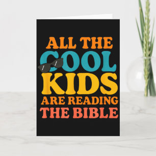 Coole Kids lesen die Bibel Karte