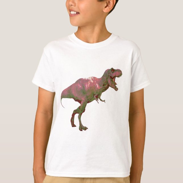 coole Kinder T-Rex-Dinosaurier-Grafikdesign für T  T-Shirt (Vorderseite)