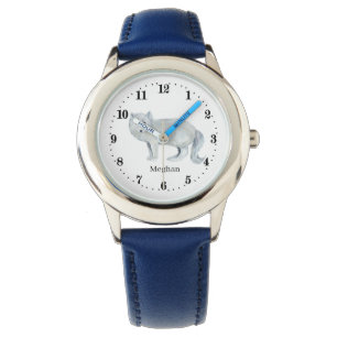 coole Kinder unisex Artic wolf hinzufügen Armbanduhr
