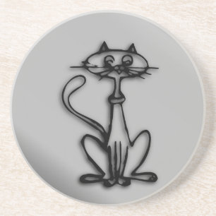 Coole Kitty-Katze Getränkeuntersetzer