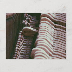 Coole Klavier-Kunst Postkarte