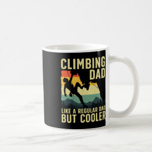 Coole Kletterkunst für Männer Papa Felsenkletterer Kaffeetasse