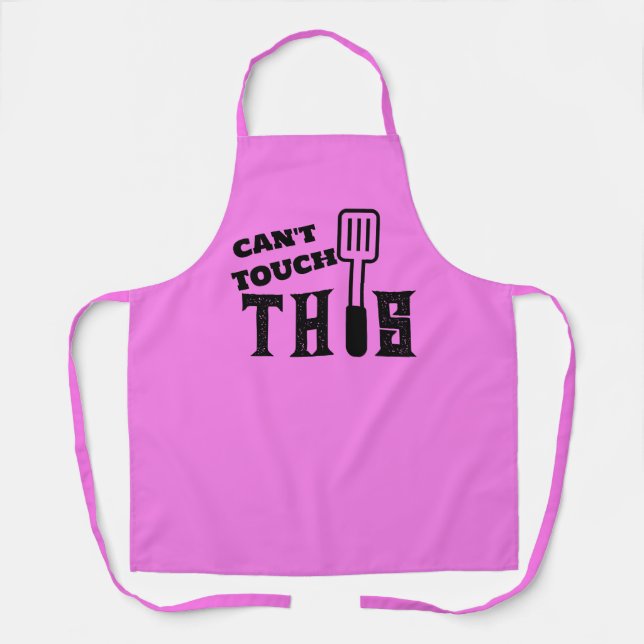 Coole Koch Baker Women's Schürze, rosa Print Schür Schürze (Vorderseite)