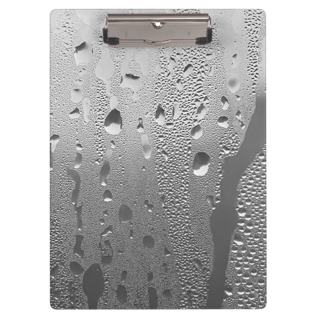 Coole Kondensations-Blick-Beschaffenheit Klemmbrett (Vorderseite)