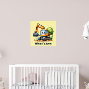 Coole Konstruktionsliebhaber fügen Namen hinzu  Poster