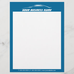 Coole Kontur Automotive Business Letterhead Briefkopf